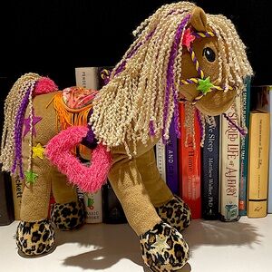 FINAL SALE!! Unimax Unique Horse Poly Plush with Posable Legs Rainbow Toy